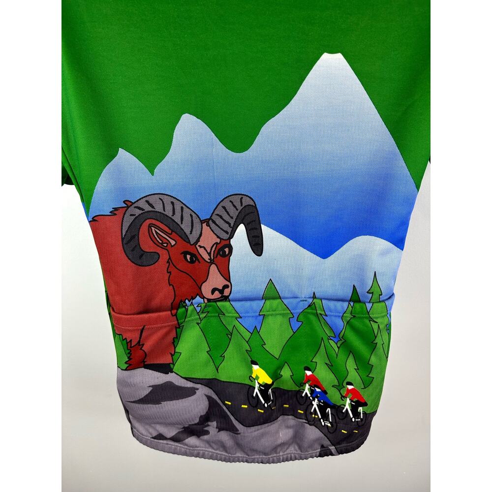 Vintage Giordana Cycling Jersey Ram Graphic 1994 Tour Dupont Colorado Size M - Picture 8 of 10